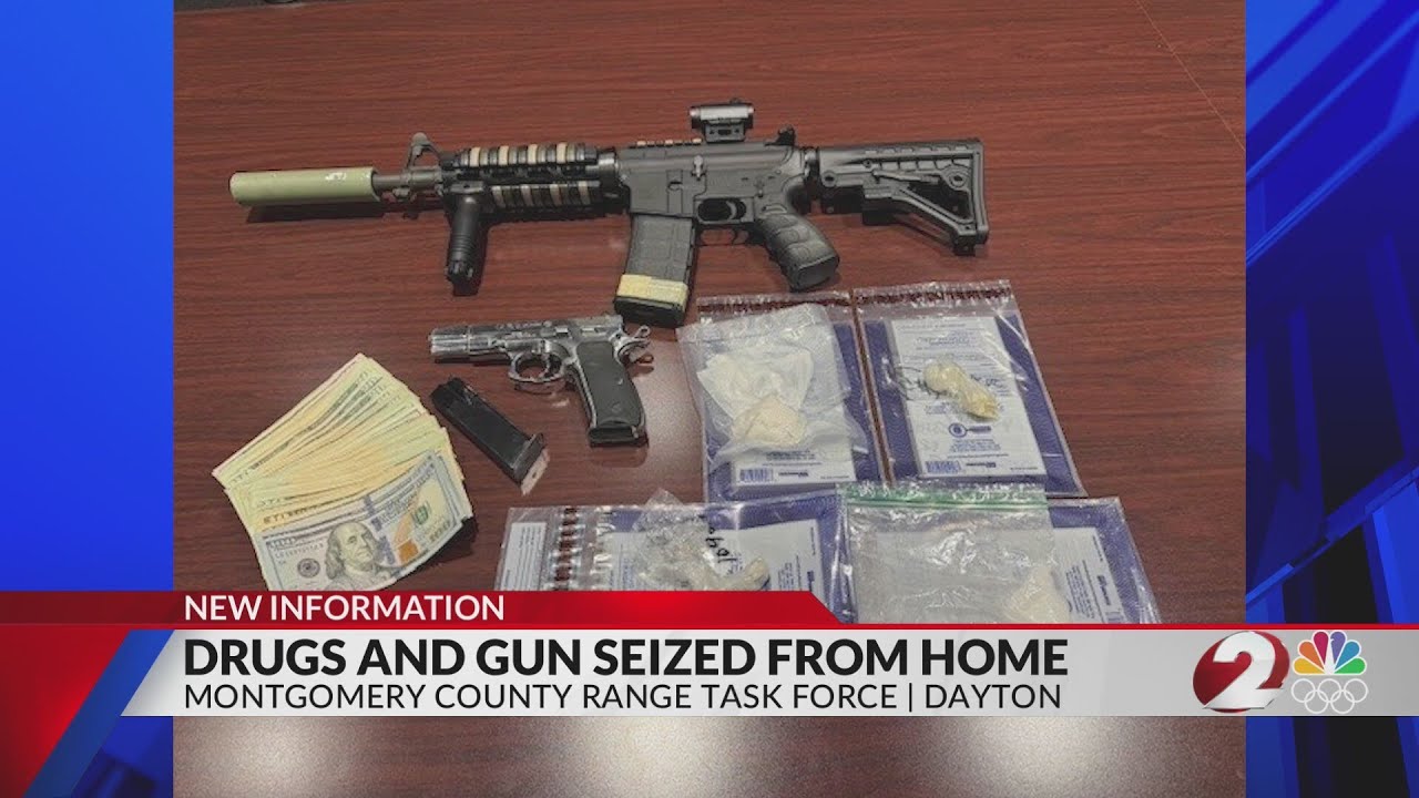 Drugs and guns seized from home - YouTube