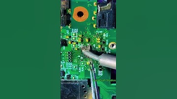 Quick Fix! #PCBASMR #asmrshorts #shortsviral #short #shorts #pcbrepair #electronicsfix #techrepair