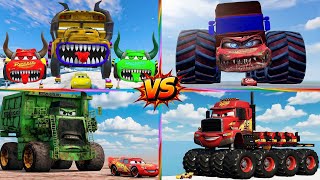 👹 Zoombie MCqueen Tiles Hop EDM Rush 🎶 MCQUEEN BUS MONSTER 🚌 - Spider Car 🆚 DUMP TRUCK 🆚 EATER/TIELS screenshot 5