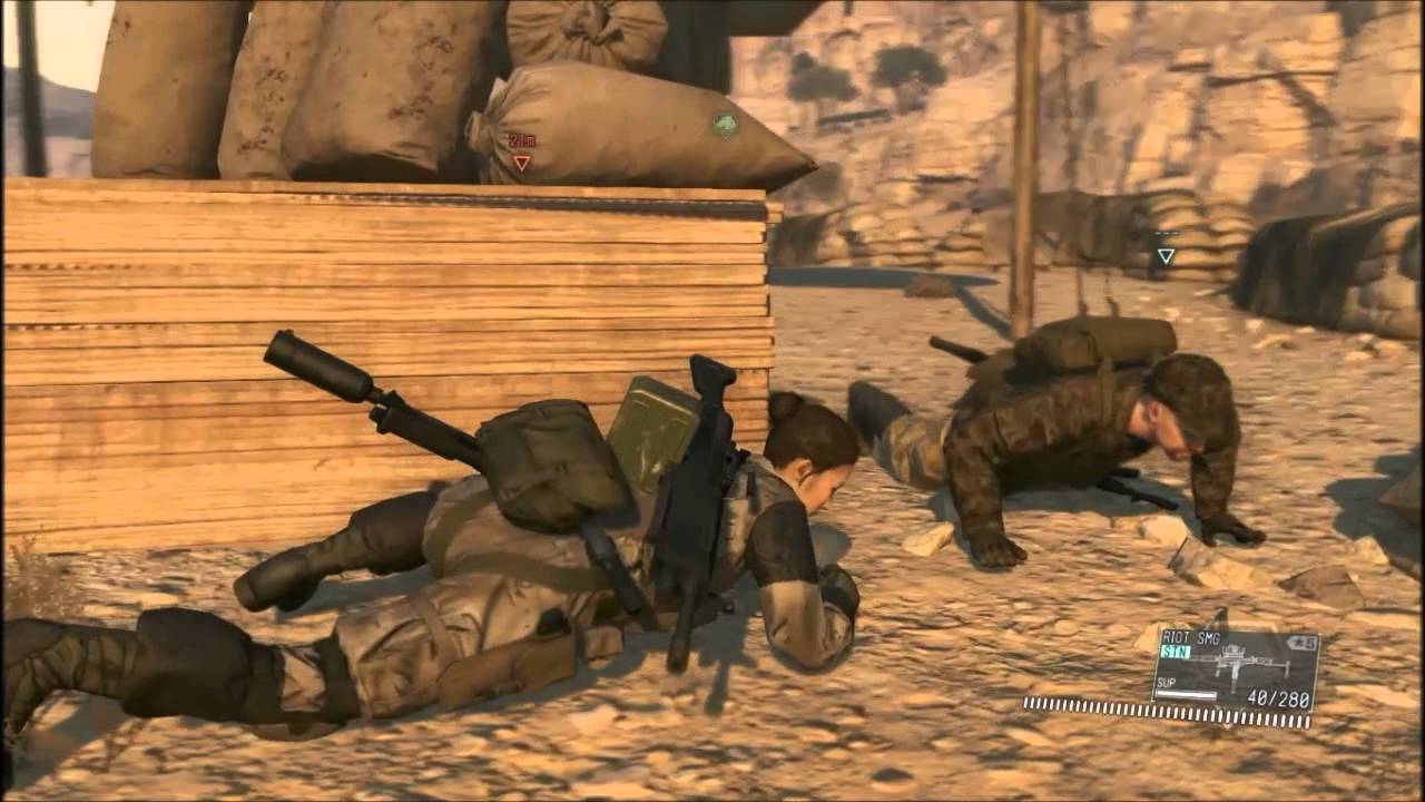 MGSV Holding Up Enemies - YouTube