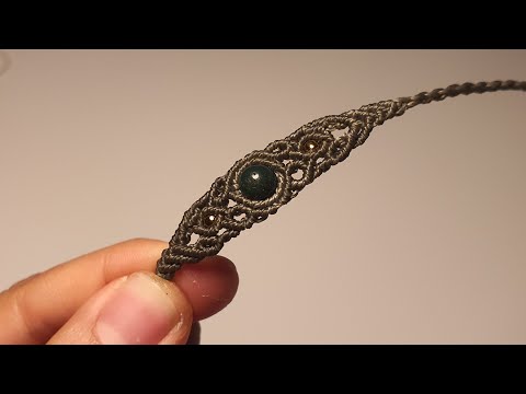 [마크라메 라이브] 아르테 팔찌("Arte" Macrame Bracelet) | 구슬 원석을 이용한 마크라메 팔찌