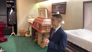Casket show room presentation