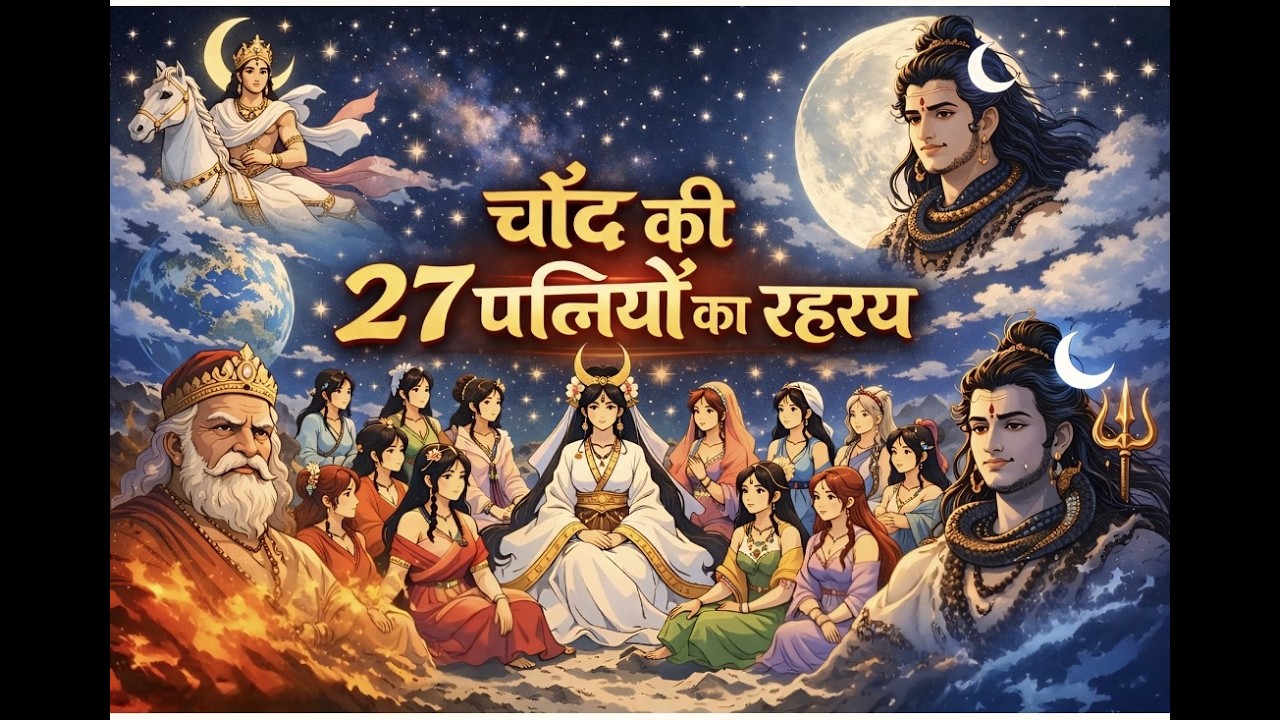Chandrama Ki 27 Patniya Full Story | Rohini Se Prem Aur Daksh Ka Shraap