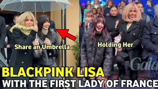 Blackpink Lisa With The First Lady France At Disneyland Event Lisa Concert In Paris 2024#Lisa
