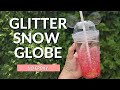 Glitter Snow Globe Tutorial | Epoxy Free Tumbler Tutorial | Fast Flow Glitter Tumbler