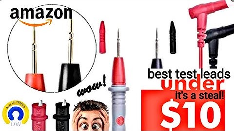 High Quality CHEAP-O Multimeter Test Leads Mini Review!