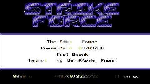 Strike  Force  Intro 1  ! Commodore 64 (C64)