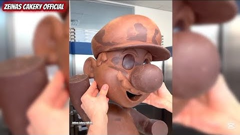 It’s a me, Chocolate Mario! 🍄 #amauryguichon #chocolate #mario