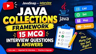 Java Collections Framework Interview Questions and Answers | Core Java MCQ | #interview !!! Update