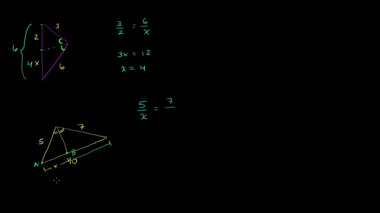 Χρησιμοποιώντας το θεώρημα διχοτόμου