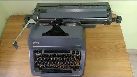 how to insert paper in typewriter in tamil | latest 2021