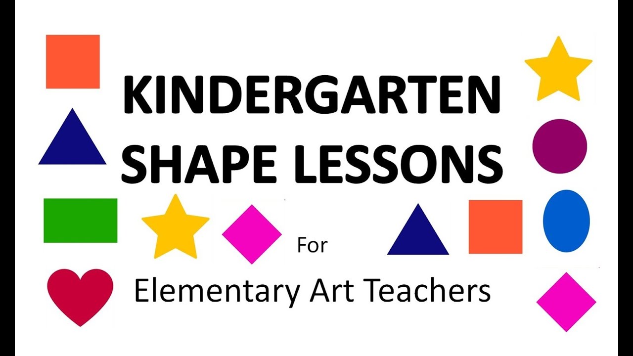 5 уроков по изучению форм для детского сада, предназначенных для учителей рисования; занятия, про...