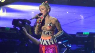 Miley Cyrus Bangerz World Tour Melburne - The Scientist