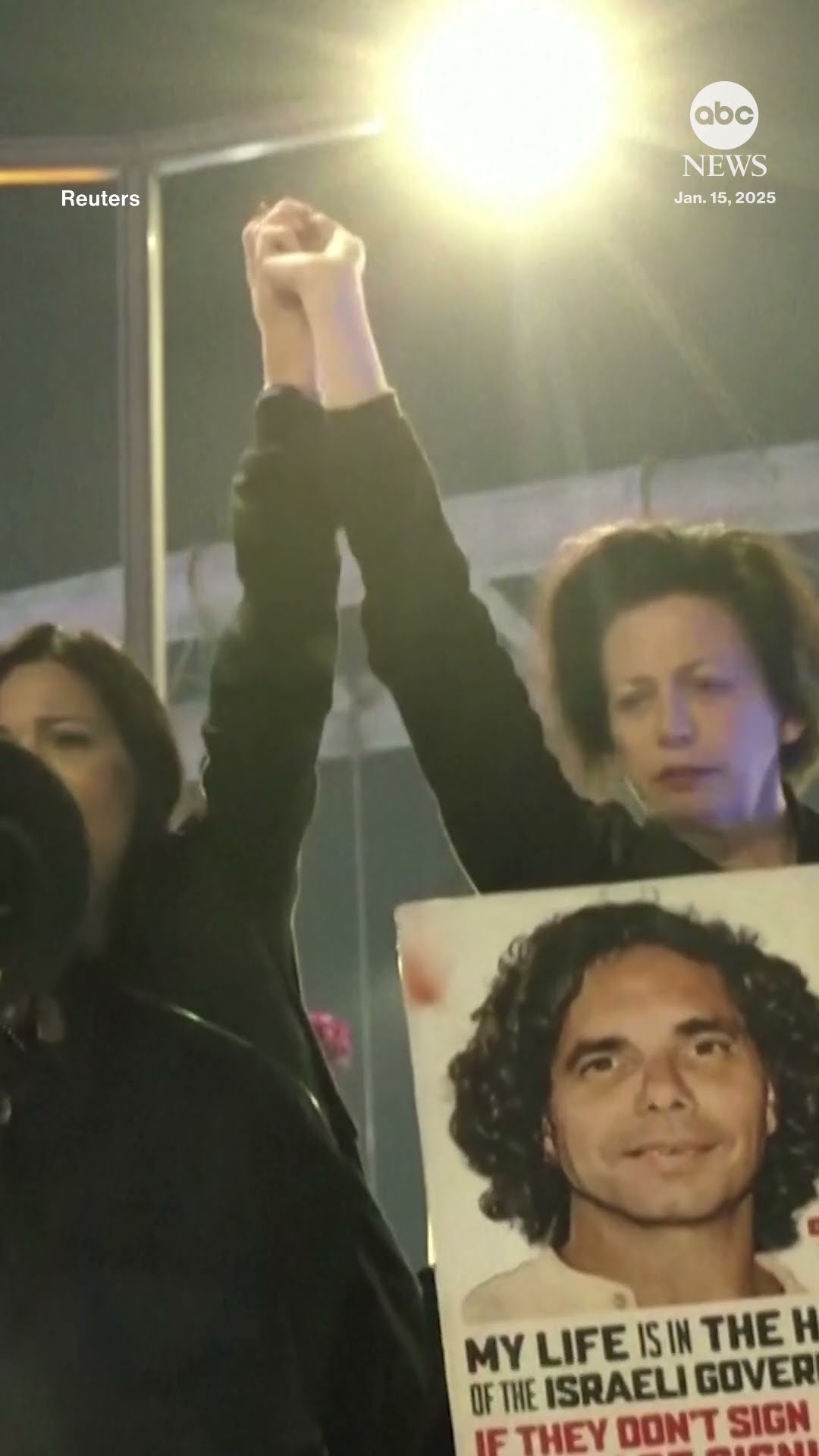Locals take to the streets in Israel and Gaza after ceasefire is announced