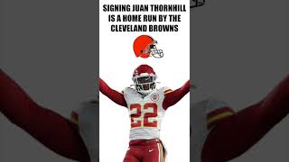 Signing Juan Thornhill is a home run for the Browns #deshaunwatson #nfl #clevelandbrowns