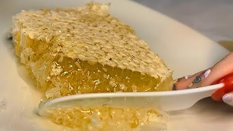 ASMR Honeycomb Cutting 🍯
