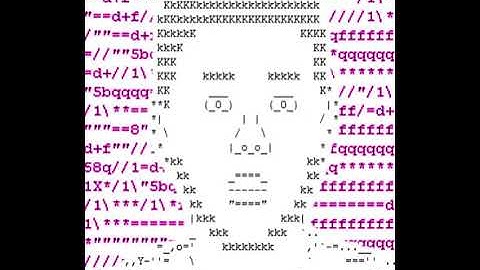Trabalho  em ASCII de Introdução aos Media Digitais