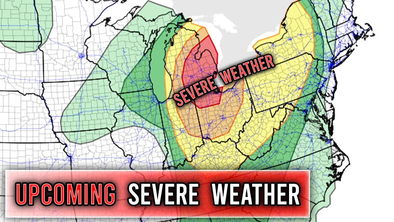 Severe Weather Outbreak Possible Today - YouTube