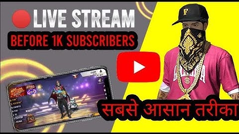 How To Do Livestream On Youtube using Mobile Phone Without 1k Subs