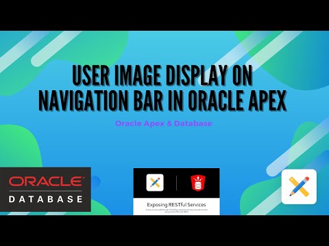 Image Display on Navigation bar In Oracle Apex