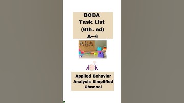 BCBA Task List: Distinguish Among Different Areas Within Applied Behavior Analysis: