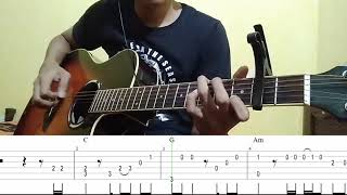 Papinka - Dimana Hatimu Cover ( fingerstyle   tab tutorial )