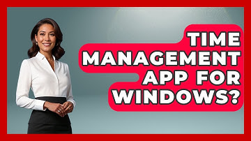 Time Management App For Windows? - The Time Management Pro