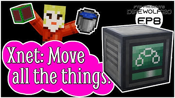 How to use Xnet: EP8 Direwolf20 1.16 Modpack Lets Play