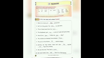 Std.4 ||SUB:-ENGLISH GOLDEN GRAMMAR ||LESSON NO. 32 PRONOUNS||