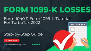 TurboTax 2022 Form 1040  Enter Form 1099K for Losses on Personal Use Items