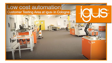 Want to automate with robots? Here is how to start | Customer Testing Area at igus