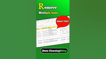 How to use wrap text in excel ⁉️😱#shorts #excel