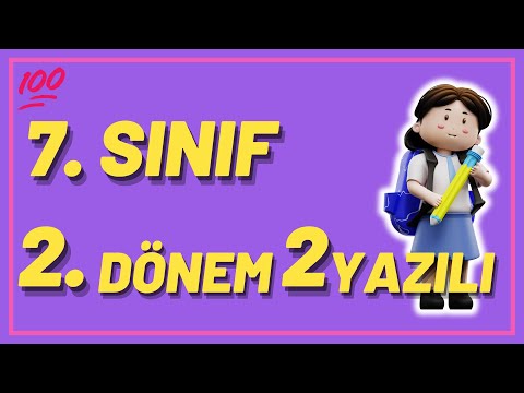 7. Sınıf İngilizce 2. Dönem 2. Yazılı