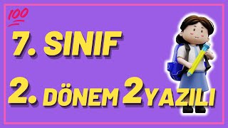 7. Sınıf İngilizce 2. Dönem 2. Yazılı