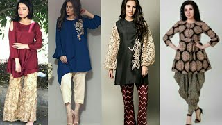 Casual peplum/kurties and frocks dresses with trousers for summer