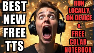 FREE Local Elevenlabs Alternative Text To Speech App With Adam Voice
