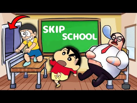 Shinchan And Nobita School Escape 