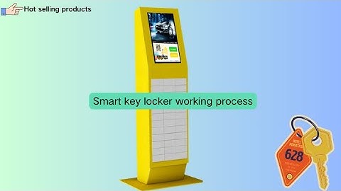 High Security Hotel Standing Smart Key Locker smart key management system #keymanagementsystem