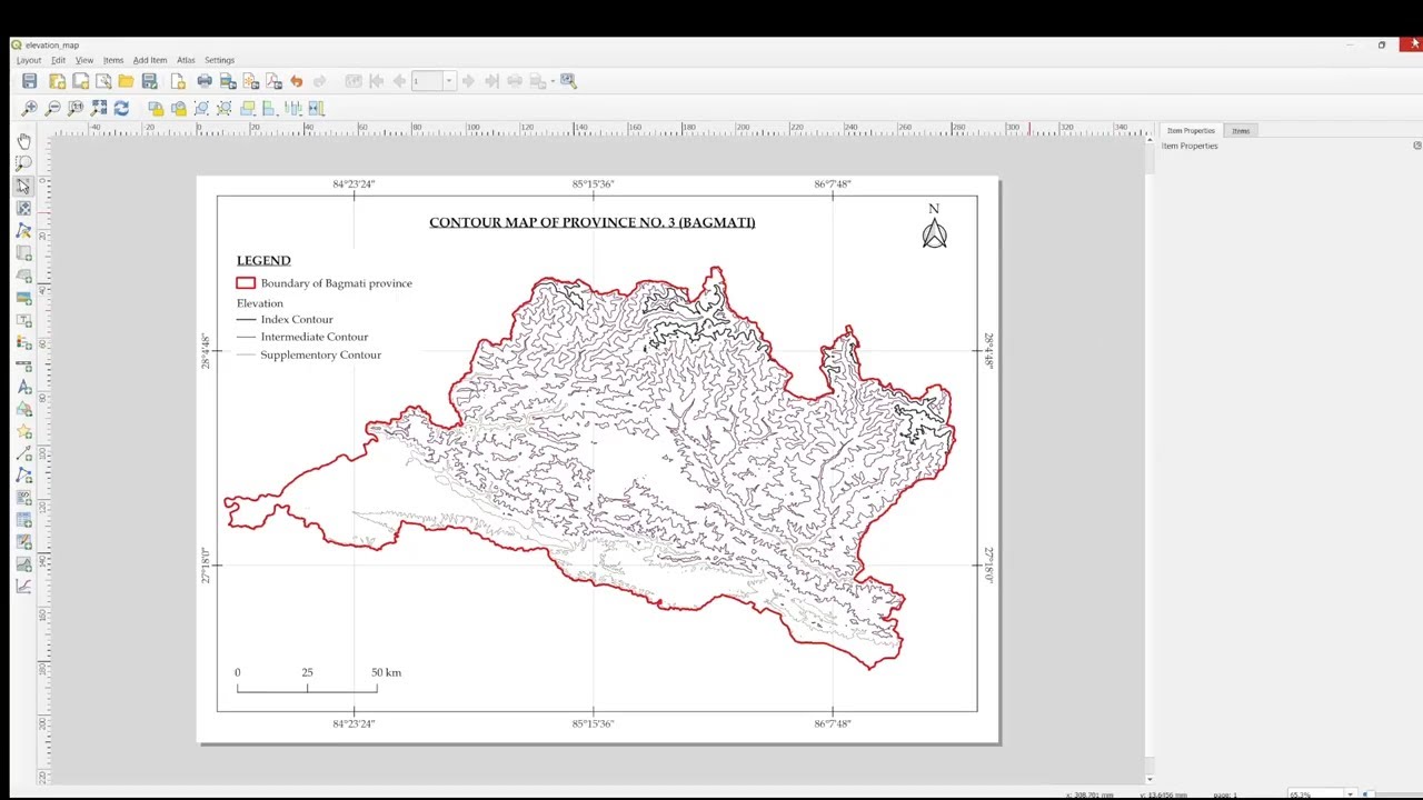 HOW TO MAKE CONTOUR MAP USING QGIS || CATEGORIZED IN QGIS - YouTube