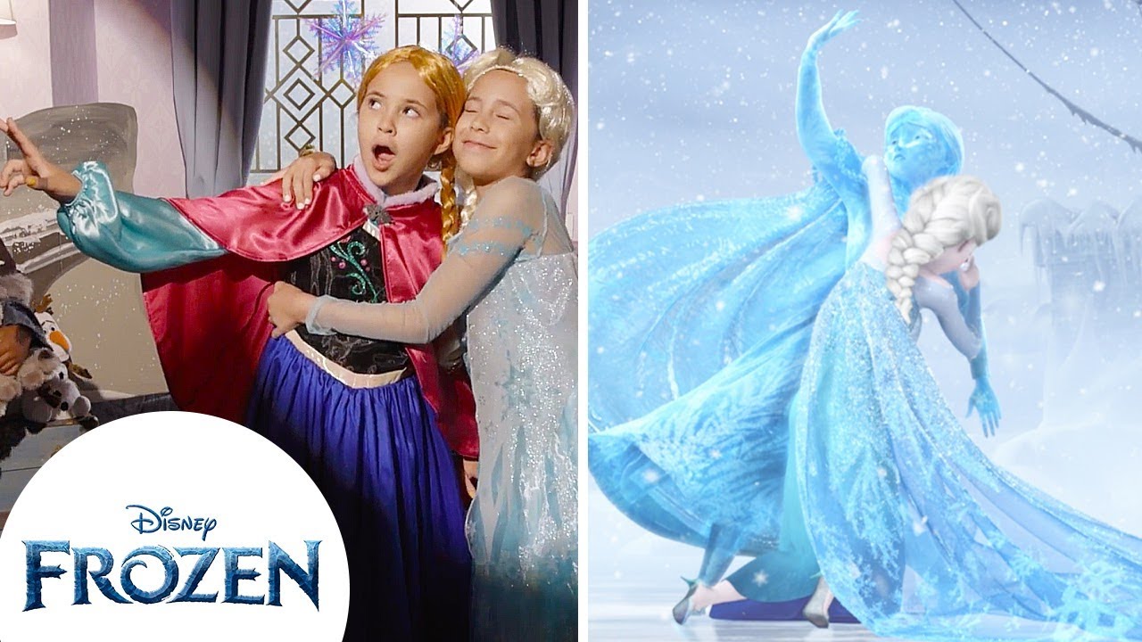 Anna Turns into Ice | Frozen Recreated | Frozen Friends Club - YouTube