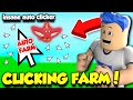 I Unlocked The AUTO CLICKING FARM In Sword Clicker Simulator!! *INSANE* (Roblox)