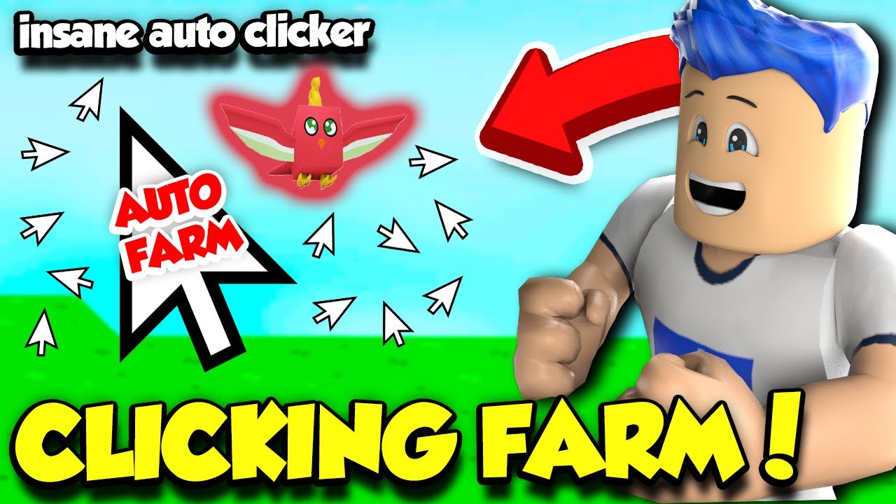 Using An Auto Clicker On Sword Simulator! (Roblox) 