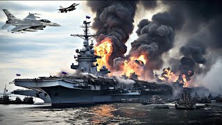 : TERRIFYING, US F-16 Fighter Jet Pilot's Heroic Action Destroys Russian Warship in Black Sea