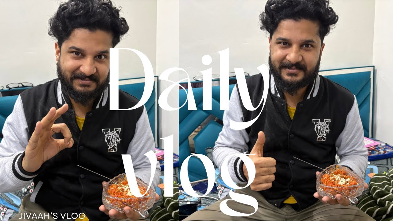 Akirkar ban hi gaya hamare yaha gajar ka halwa🥕🫕🍜