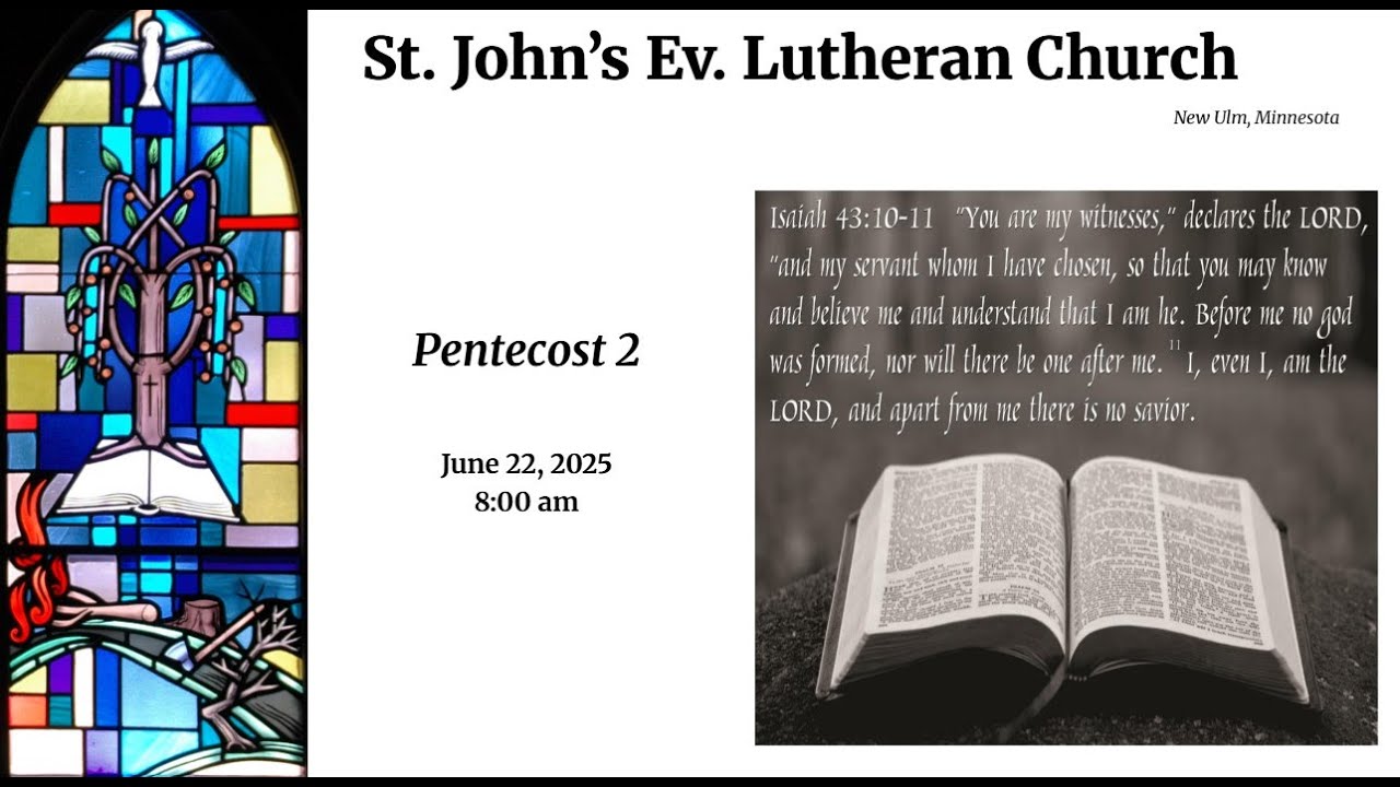 June 22, 2025 - 8:00 Service