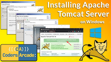 Apache Tomcat  Installation - Tomcat 10 Server on Windows 10/11 ( Coders Arcade )