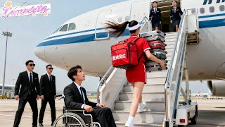 No Aeroporto,Todos Ignoram Homem Deficiente,Só Entregadora Magra Ajuda Com Caixa—Era CEO&Se Apaixona