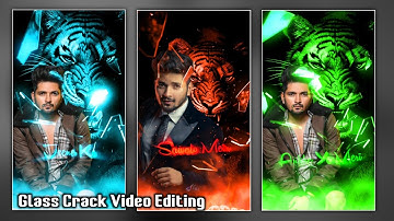 Glass Crack Video Editing - Glass Breaks And Photo Effect - Kinemaster New Video Editing 2022