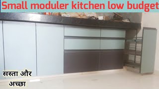 Small moduler kitchen design india // moduler kitchen price