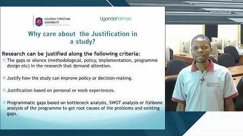 Justification and Significance by Dickson Tumuramye